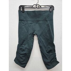 Lululemon In The Flow Cropped Leggings Green Womens